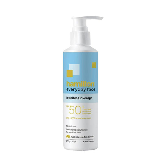Hamilton Everyday Face Invisible Sunscreen SPF 50+ - 200g