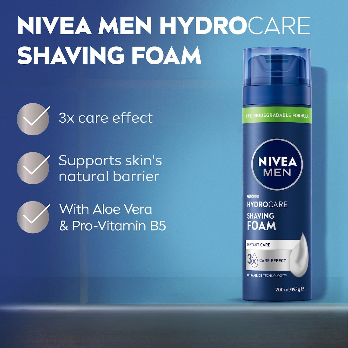Nivea Men Originals Moisturising Shaving Foam 200ml