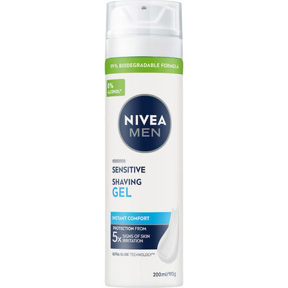 Nivea Men Sensitive Shave Gel With Chamomile & Vitamin E 200ml