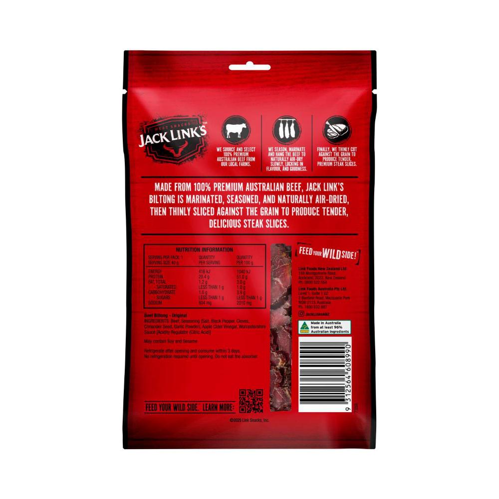 Jack Links Beef Biltong Air Dried Steak - 40g