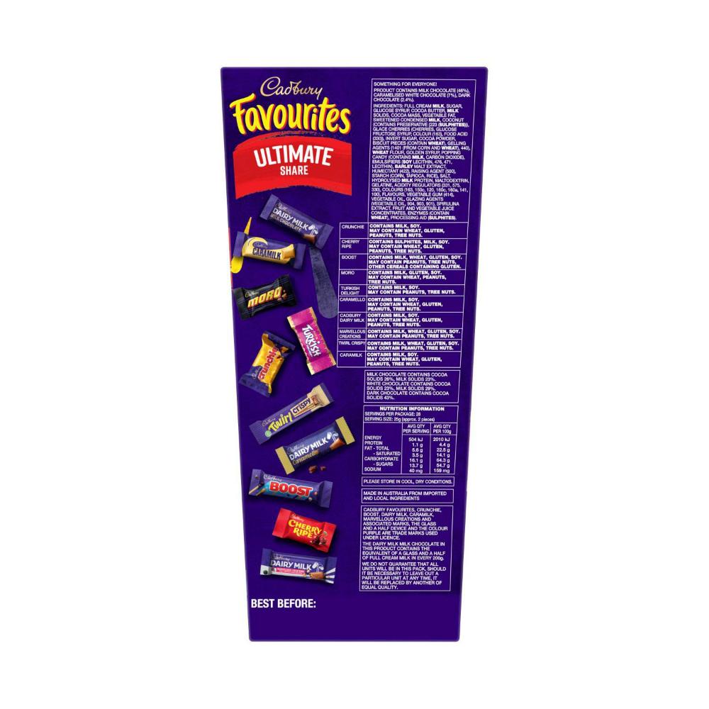 Cadbury Favourites Ultimate Share Boxed Chocolate - 700g