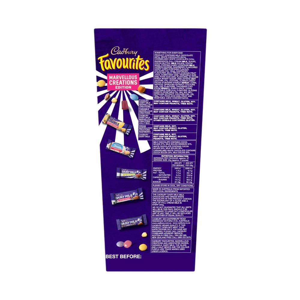 Cadbury Favourites Marvellous Creations - 680g