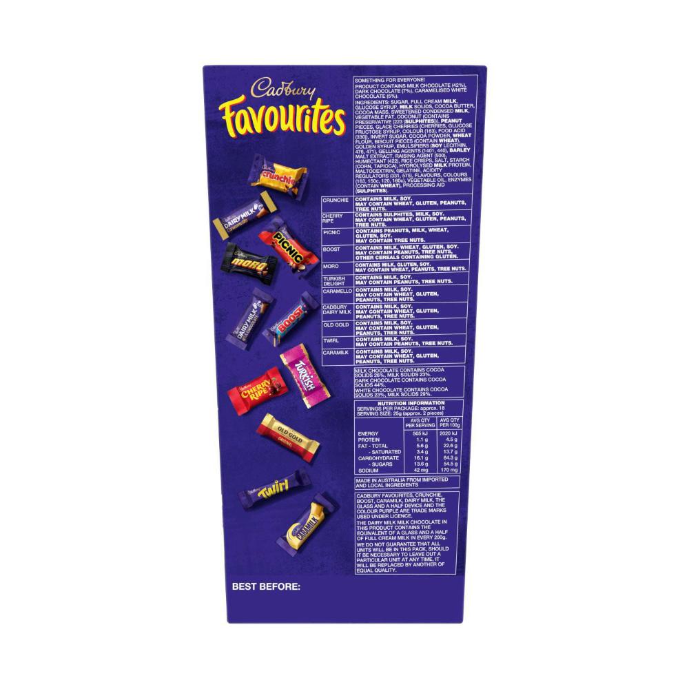 Cadbury Favourites Boxed Chocolate - 470g
