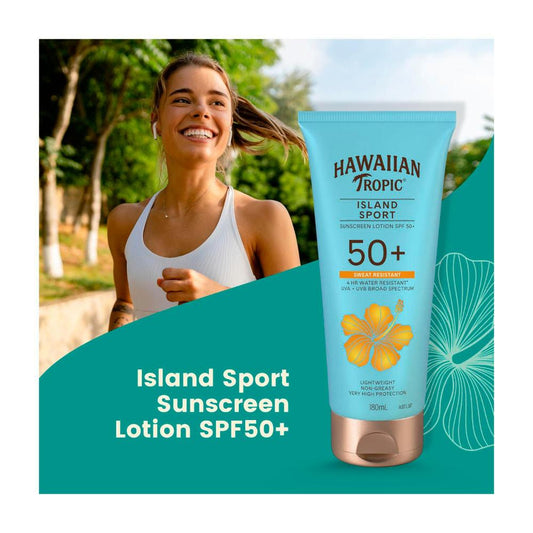 Hawaiian Tropic Island Sport Sunscreen Lotion SPF 50+ - 180mL