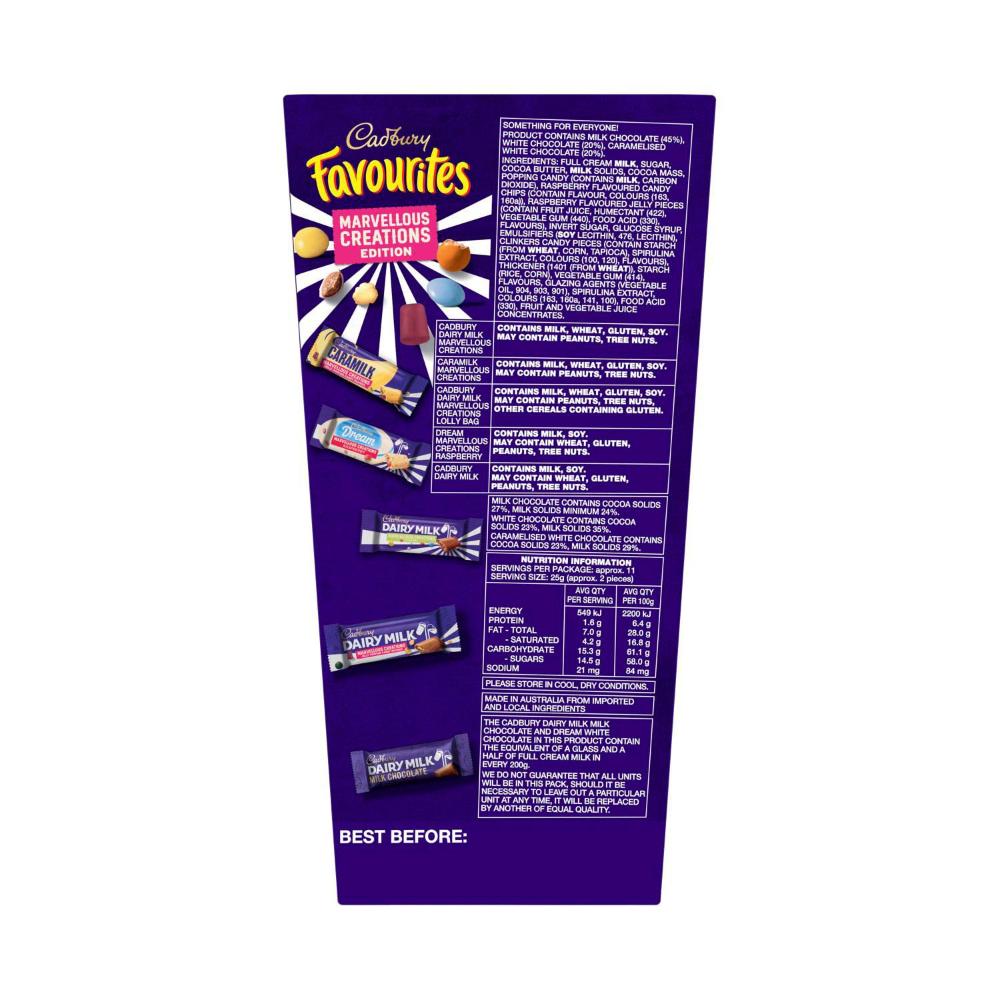 Cadbury Favourites Marvellous Creations Boxed Chocolate - 264g