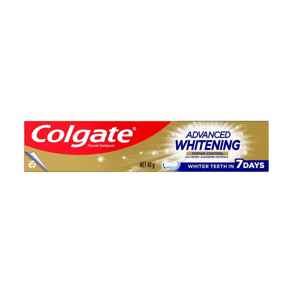 Colgate Toothpaste Advanced Whitening & Tartar - 40g