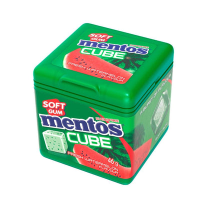 Mentos Cube Gum Watermelon - 46g