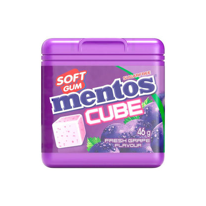 Mentos Cube Gum Ice Grape - 46g