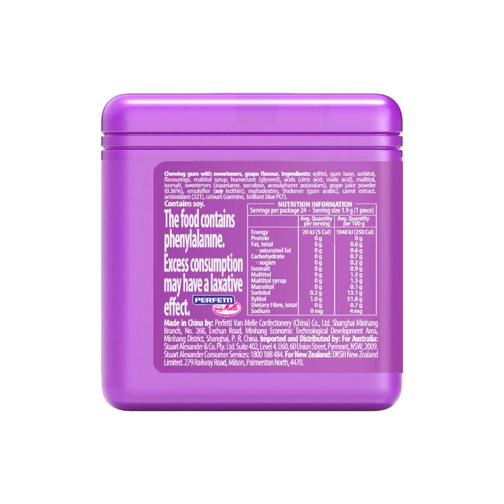 Mentos Cube Gum Ice Grape - 46g