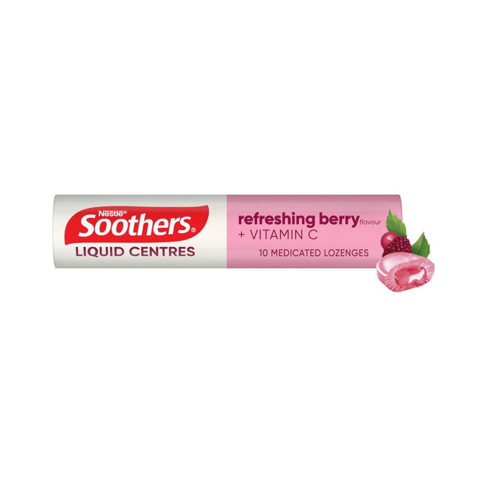 Soothers Refreshing Berry Liquid Centres Stick - 10 Pack