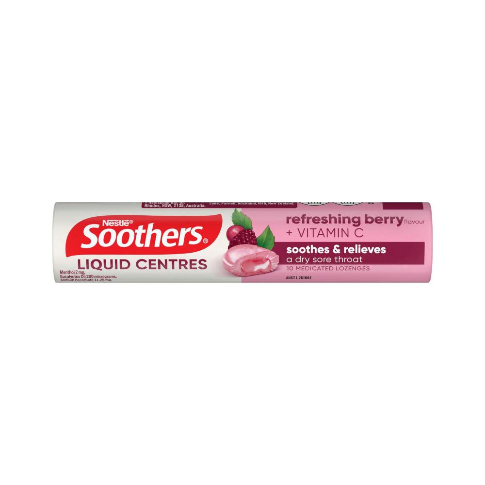 Soothers Refreshing Berry Liquid Centres Stick - 10 Pack