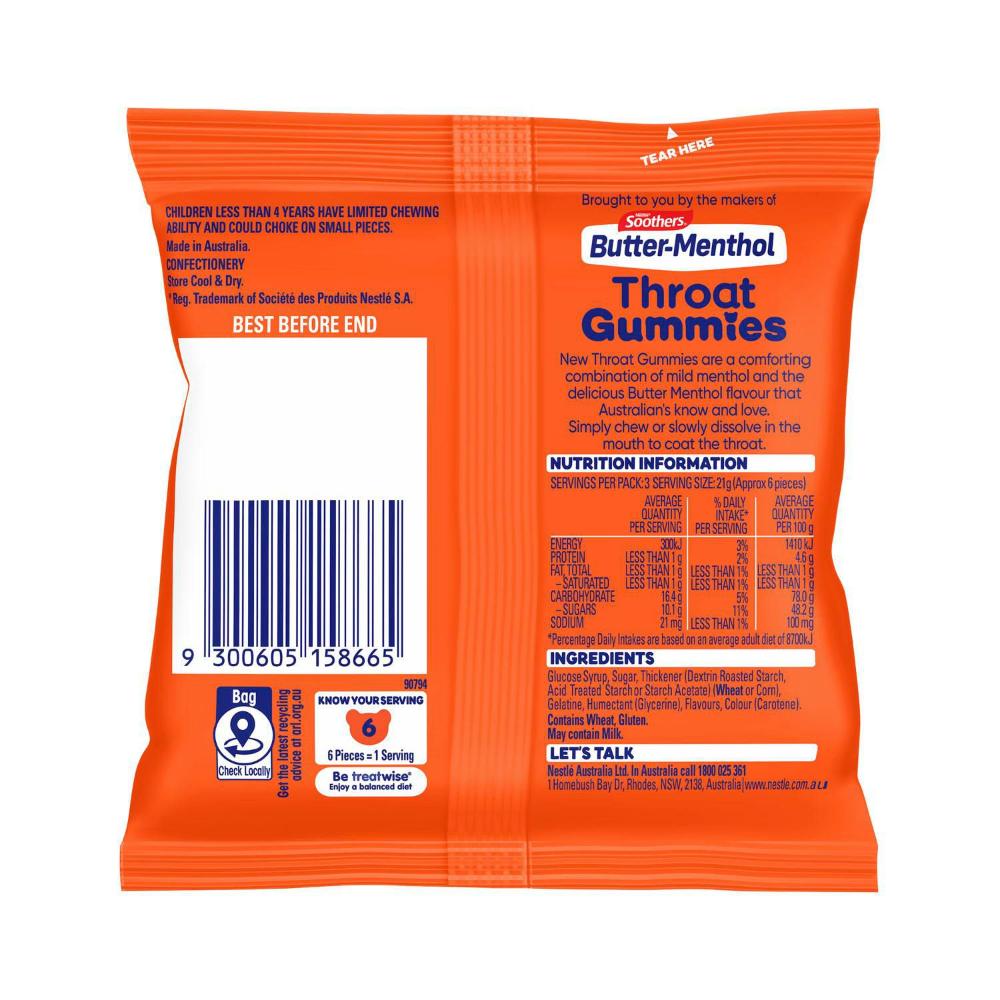 Butter Menthol Gummies - 70g