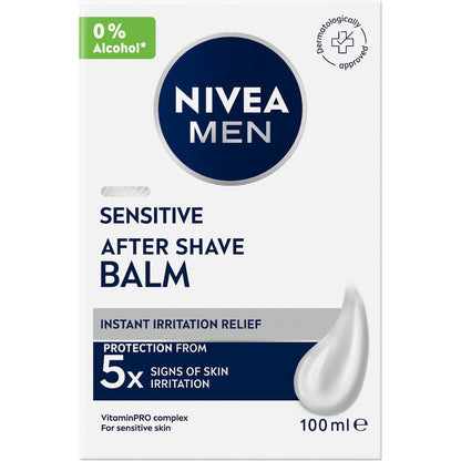 Nivea Men Sensitive Shave Balm 5 In 1 Protection 100ml