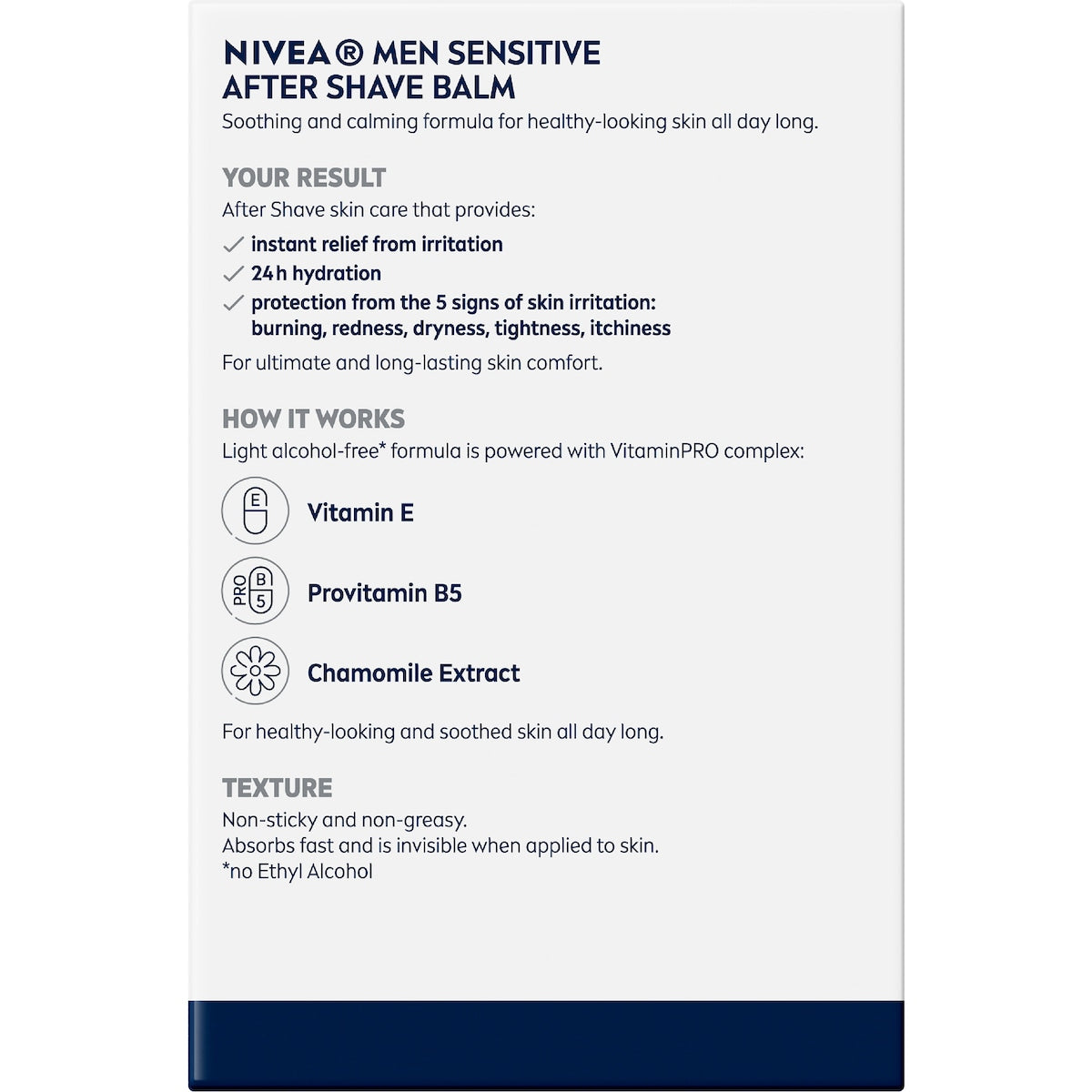 Nivea Men Sensitive Shave Balm 5 In 1 Protection 100ml