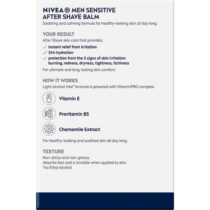 Nivea Men Sensitive Shave Balm 5 In 1 Protection 100ml