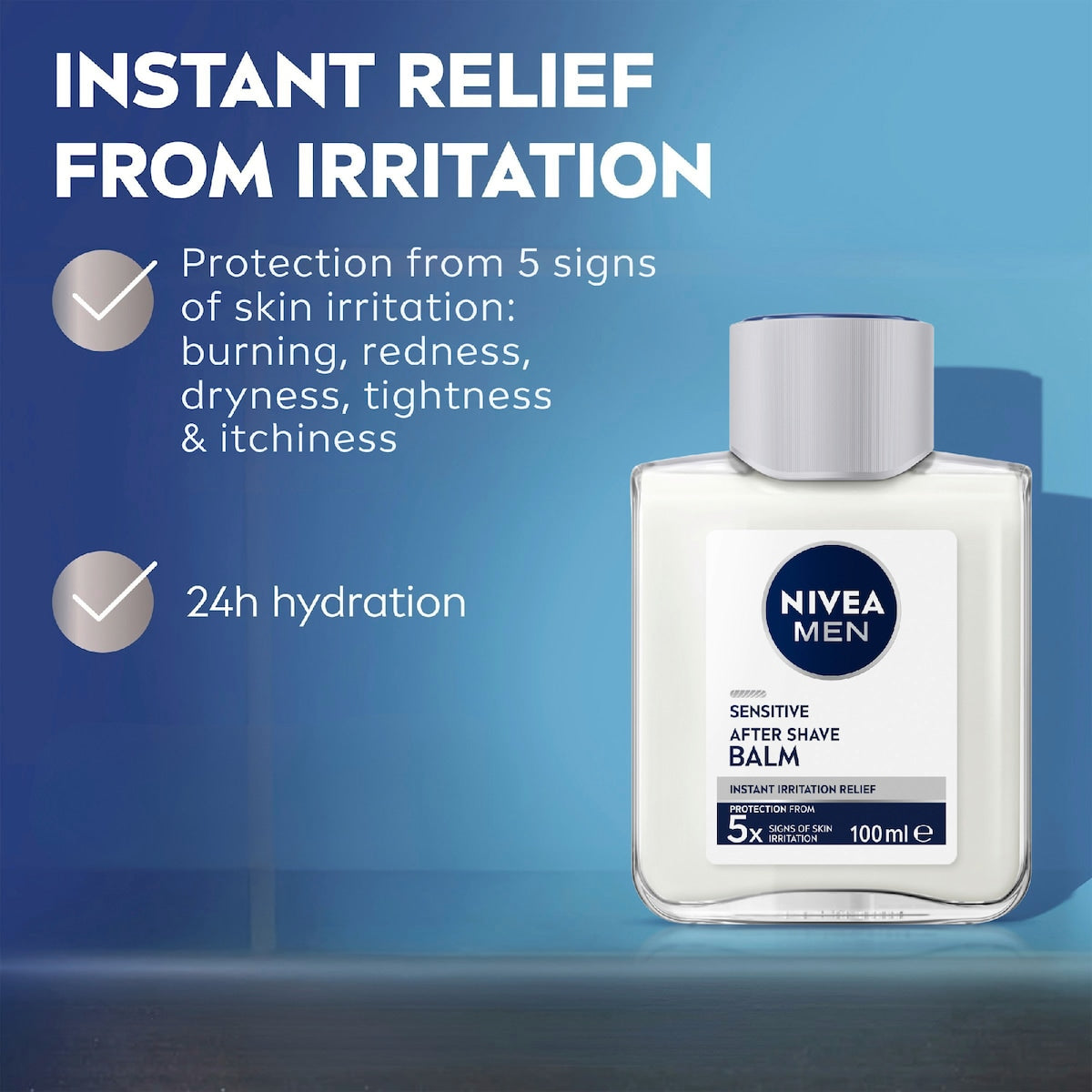 Nivea Men Sensitive Shave Balm 5 In 1 Protection 100ml