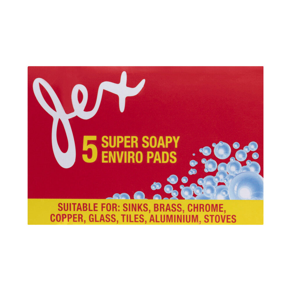 Jex Steel Wool Scourer Soap Pad - 5 pack