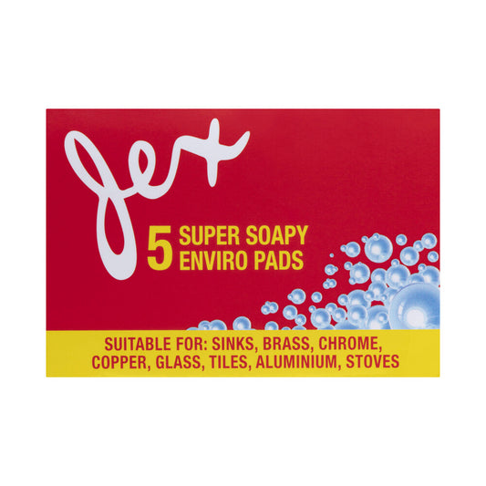 Jex Steel Wool Scourer Soap Pad - 5 pack