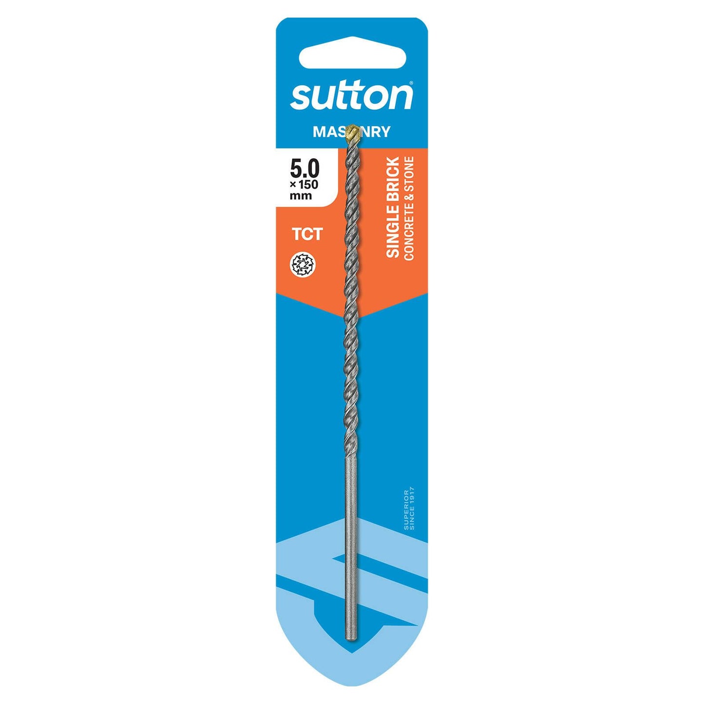 Sutton Tools Masonry Drill Bit - 5 x 150mm