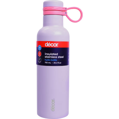 Decor Hydro Stainless Steel Bottle Assorted 750ml Each