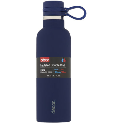 Decor Hydro Stainless Steel Bottle Assorted 750ml Each