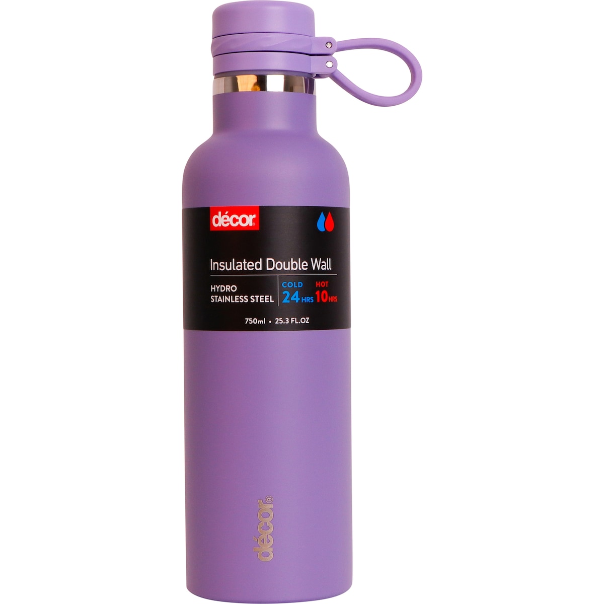 Decor Hydro Stainless Steel Bottle Assorted 750ml Each