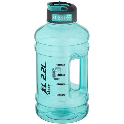 Decor Chugger Xl Tritan Water Drink Bottle Assorted 2.2l Each