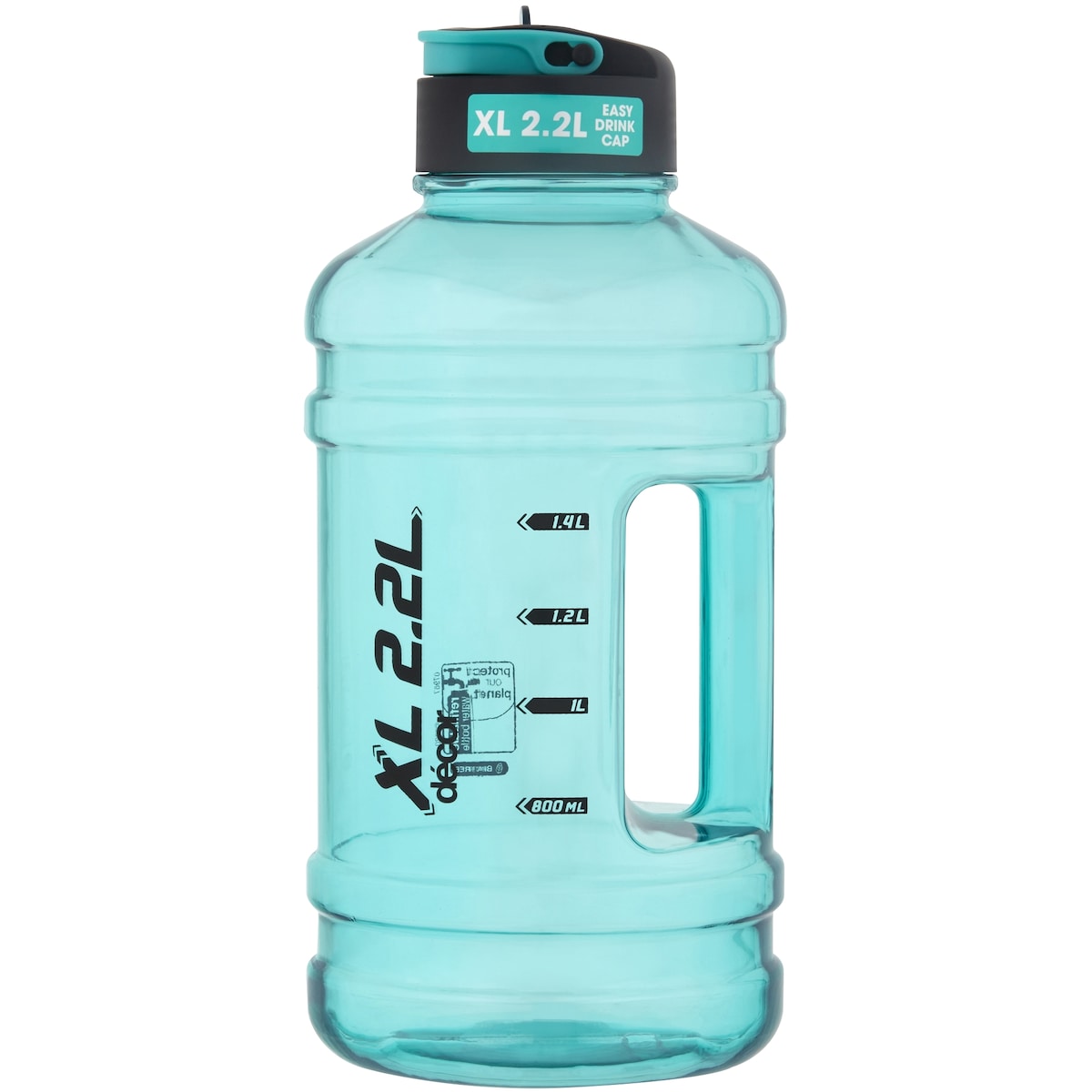 Decor Chugger Xl Tritan Water Drink Bottle Assorted 2.2l Each