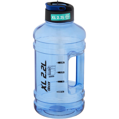 Decor Chugger Xl Tritan Water Drink Bottle Assorted 2.2l Each
