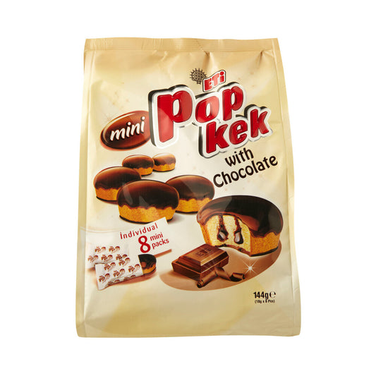 Eti Mini Pop Kek With Chocolate - 144g