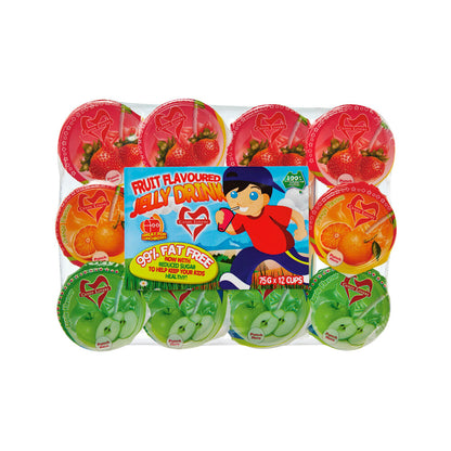 Candy Lovers Fruit Flavour Jelly Drink 12x75g - 900g