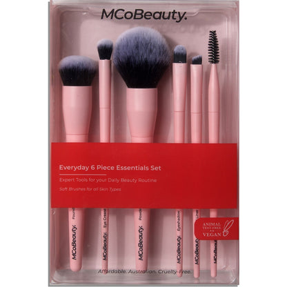 Mcobeauty Everyday 6 Piece Essentials Brush Set Each