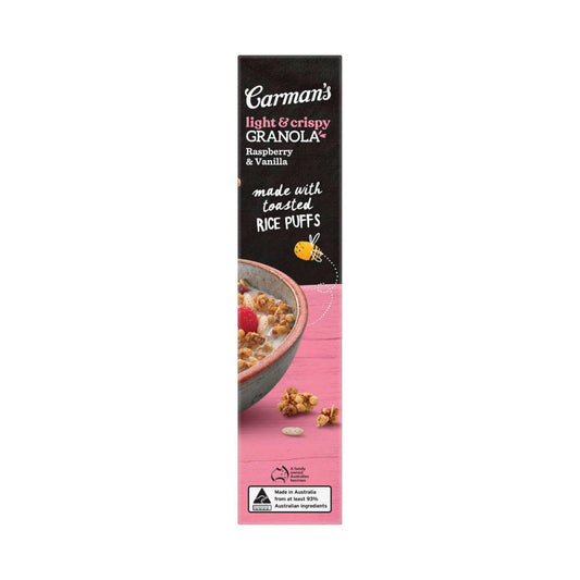 Carman's Light & Crispy Granola Raspberry & Vanilla - 400g