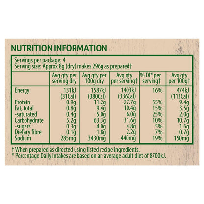 Continental Recipe Base Creamy Tuna Mornay 30g