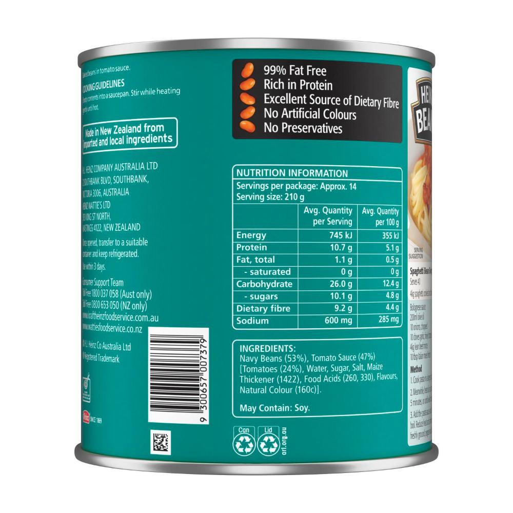 Heinz Baked Beans In Tomato Sauce - 2.95kg