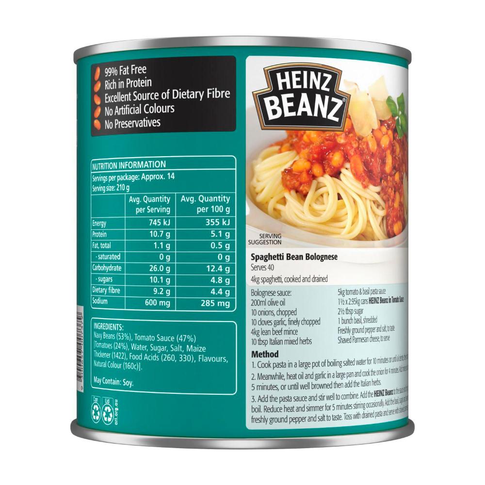 Heinz Baked Beans In Tomato Sauce - 2.95kg