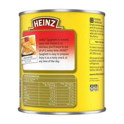 Heinz Spaghetti In Tomato Sauce & Cheese - 2.95kg