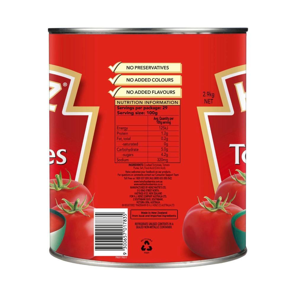Heinz Crushed Tomatoes - 2.9kg