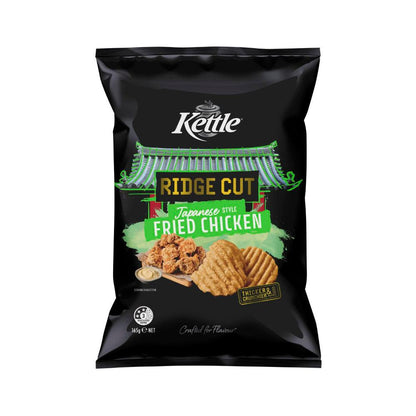 Kettle Ridge Cut Potato Chips Fried Chicken - 165g