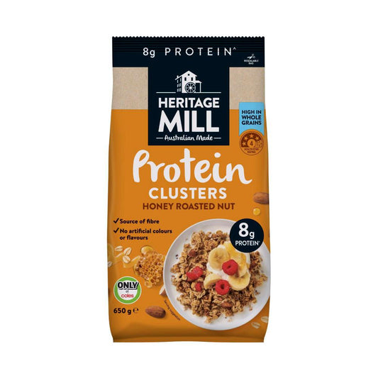 Heritage Mill Protein usters Honey Roasted Nut - 650g