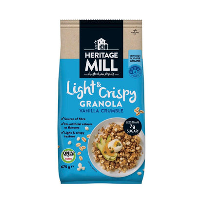 Heritage Mill Light & Crispy Granola Vanilla Crumble - 675g
