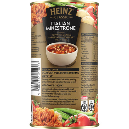 Heinz Classic Italian Minestrone Canned Soup 535g