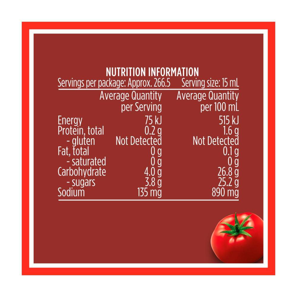 Heinz Big Red Tomato Sauce - 4 L