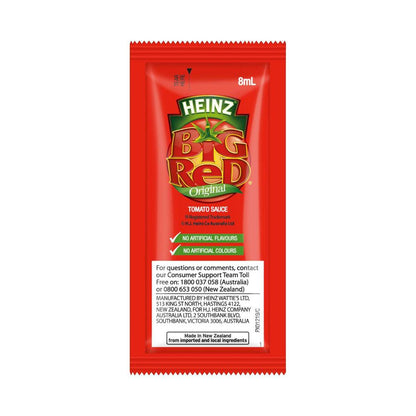 Heinz Big Red Tomato Sauce Portion Pack 8ml - 300 Pack