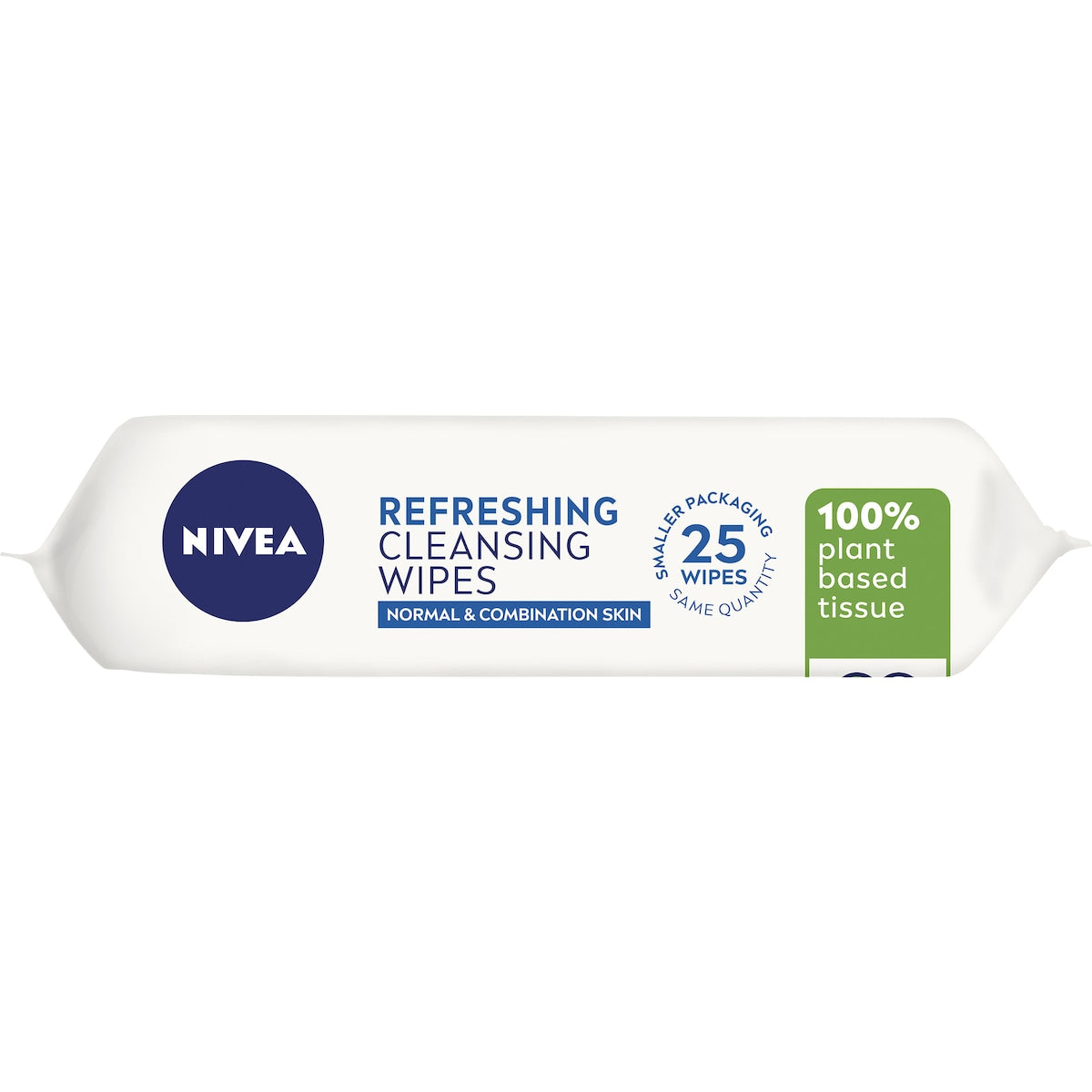 Nivea Refreshing Biodegradable Face Cleansing Makeup Wipes 25 Pack
