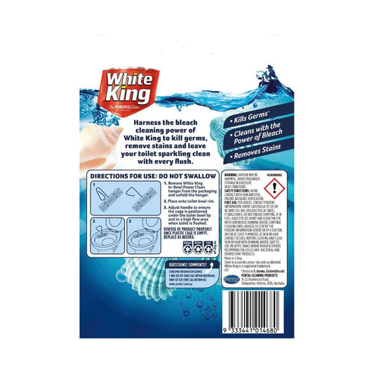 White King In Bowl Power Clean Twin Pack Marine 2x50g - 100g