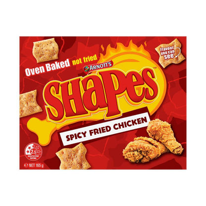 Arnott's Shapes Snacks Spicy Fried Chicken - 165g