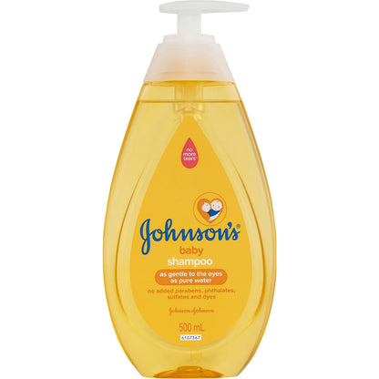 Johnsons Hypoallergenic Gentle Tear Free Cleansing Baby Shampoo 500ml