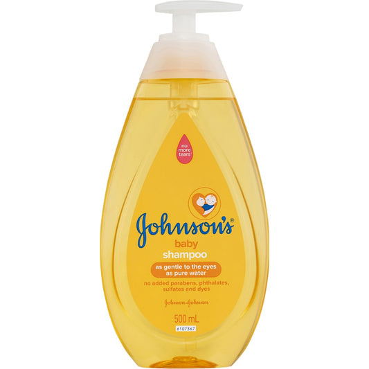 Johnsons Hypoallergenic Gentle Tear Free Cleansing Baby Shampoo 500ml