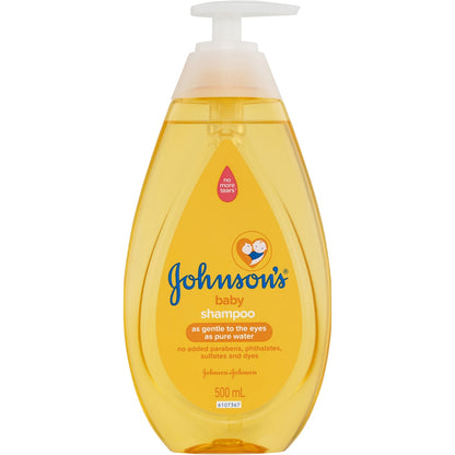 Johnsons Hypoallergenic Gentle Tear Free Cleansing Baby Shampoo 500ml